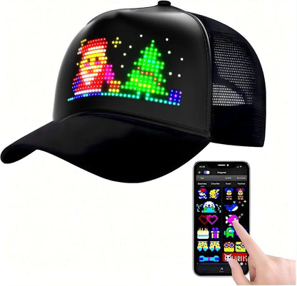 Full-Color LED Hat with Bluetooth App