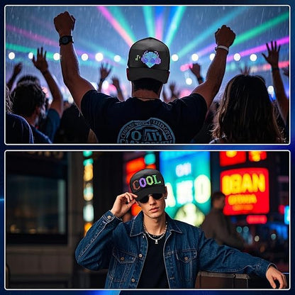 Full-Color LED Hat with Bluetooth App