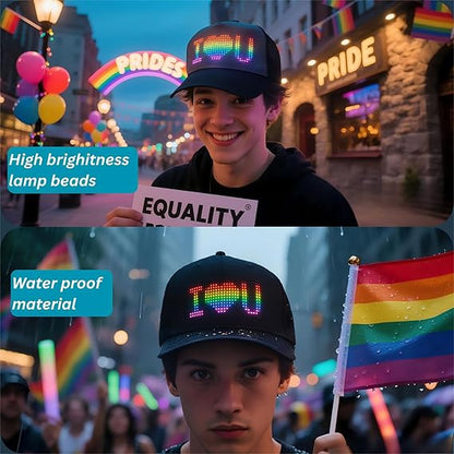 Full-Color LED Hat with Bluetooth App